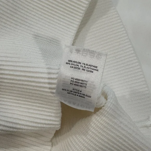 Aritzia/Babaton Sculpt Knit Criss-Cross Ribbed Halter Dress - Size Medium - Picture 8 of 8